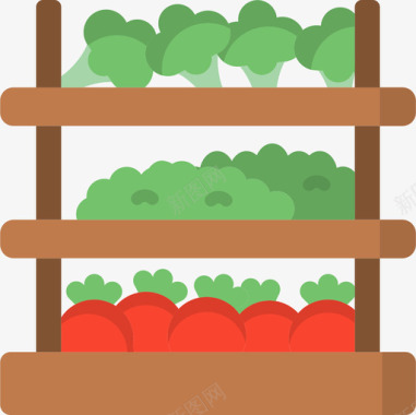 蔬菜超市34平的图标图标