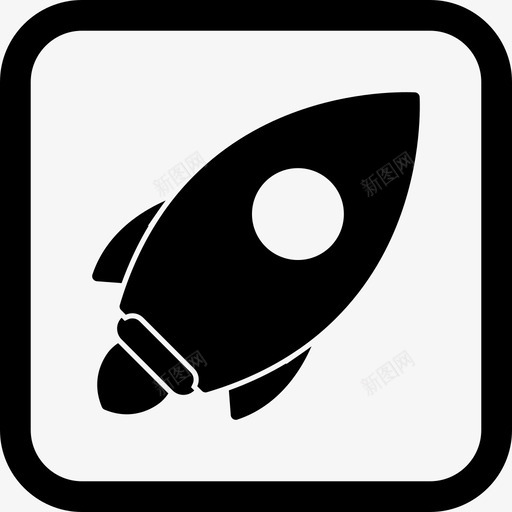 发射火箭宇宙飞船图标svg_新图网 https://ixintu.com 优化 创业 发射 宇宙飞船 搜索引擎 火箭