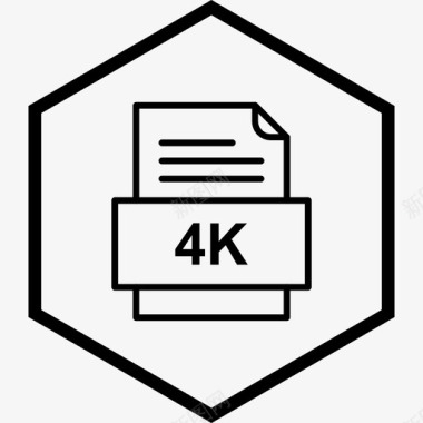 4k文件文件文件类型格式图标图标