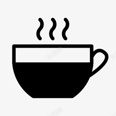 热咖啡咖啡因饮料图标图标