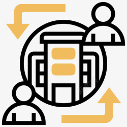 出口B2C申报管理B2c企业管理74黄影图标高清图片