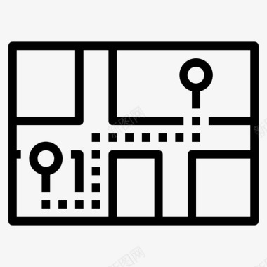 导航器导航32线性图标图标