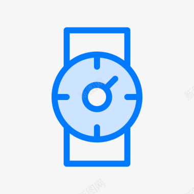 手表潜水22蓝色图标图标