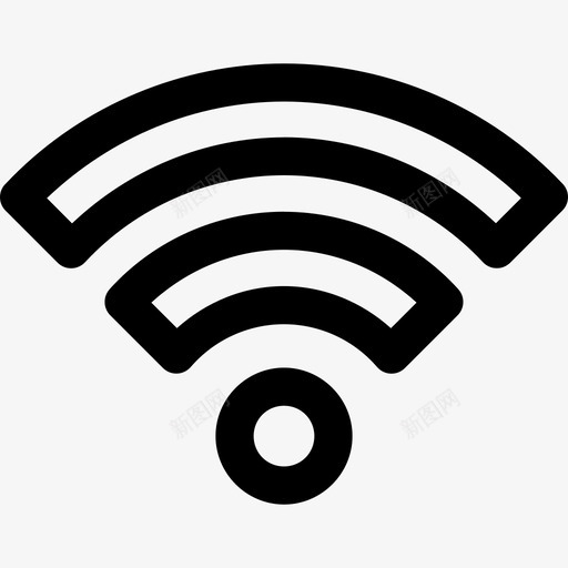 信号互联网无线电图标svg_新图网 https://ixintu.com wifi 互联网 信号 无线电 电波