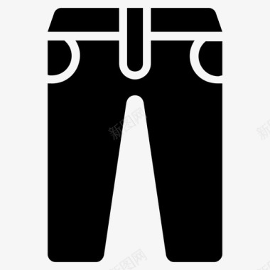 办公正装裤正装裤服装图标图标