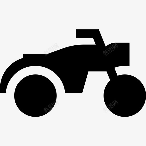 摩托车车辆和运输工具3已填充图标svg_新图网 https://ixintu.com 填充 摩托车 车辆 运输工具