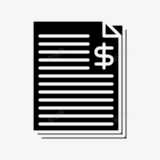 清单文件格式图标svg_新图网 https://ixintu.com 文件 格式 清单 财务2 问卷