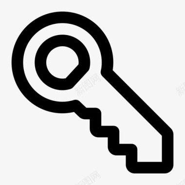 键按钮锁密码图标图标
