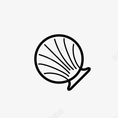 贝壳蛤蜊珍珠图标图标