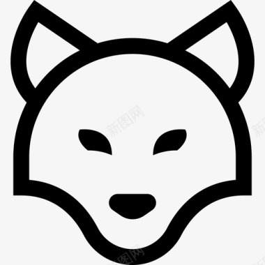 狼动物野生动物图标图标