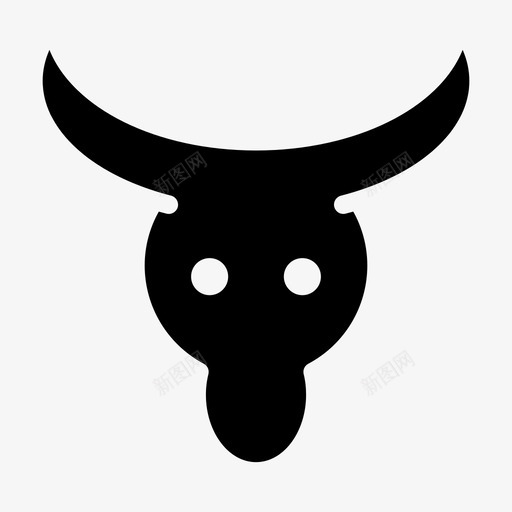 牛动物商业图标svg_新图网 https://ixintu.com 动物 商业 图标 字形 金融