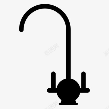 水龙头厨房水龙头水管工图标图标