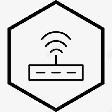 互联网信号路由器wifi图标图标