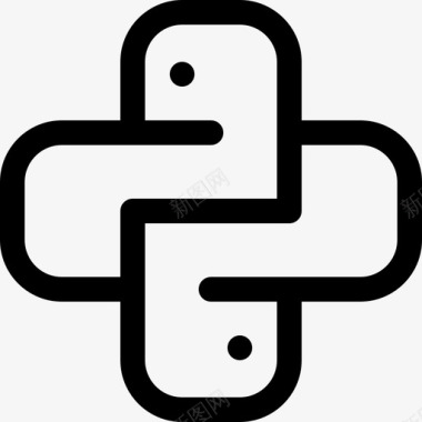 Python开发63线性图标图标