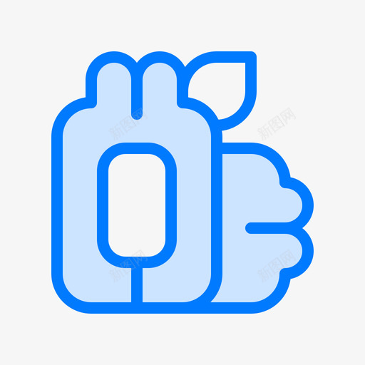 番石榴试试2蓝色图标svg_新图网 https://ixintu.com 番石榴 蓝色 试试