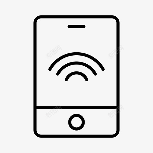 wifi数字电子商务图标svg_新图网 https://ixintu.com wifi 互联网 技术 接口 数字 电子商务