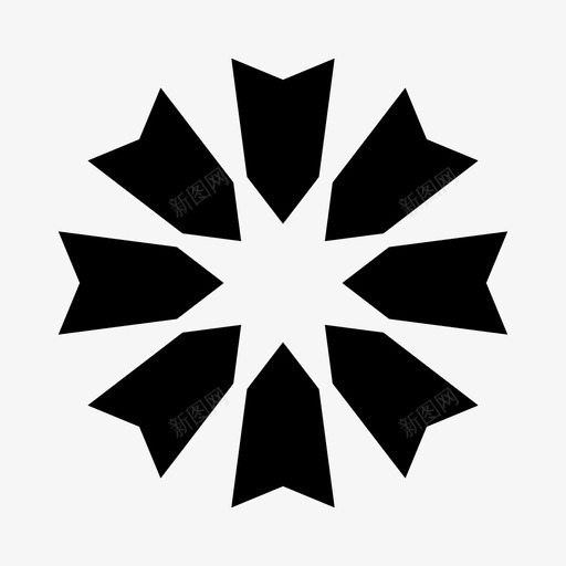 向内黑洞塌陷图标svg_新图网 https://ixintu.com 向内 塌陷 重力 黑洞