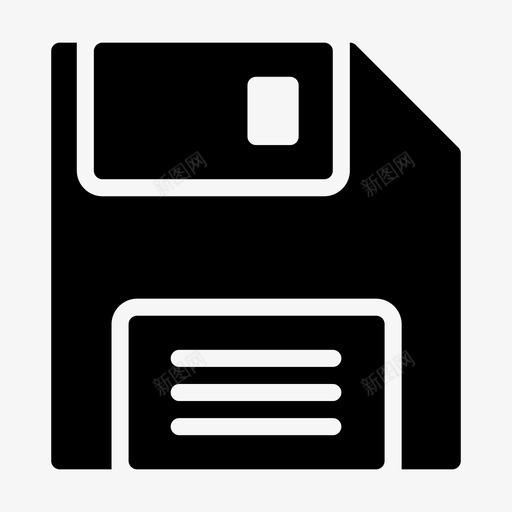 软盘芯片电子设备图标svg_新图网 https://ixintu.com 保存 图标 字形 电子设备 芯片 财务 软盘