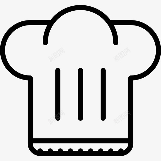 厨师帽96号餐厅直系图标svg_新图网 https://ixintu.com 96号餐厅 厨师帽 直系