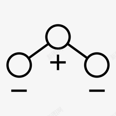 网络线多级结构图标图标