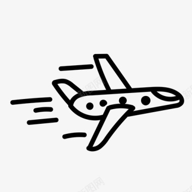 飞机飞行交付飞机图标图标