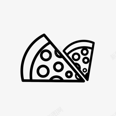披萨吃快图标图标