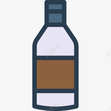 酒精网页和编程2线性颜色图标图标