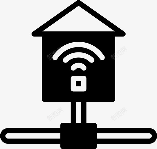 智能家居72技术固态图标svg_新图网 https://ixintu.com 固态 技术 智能家居