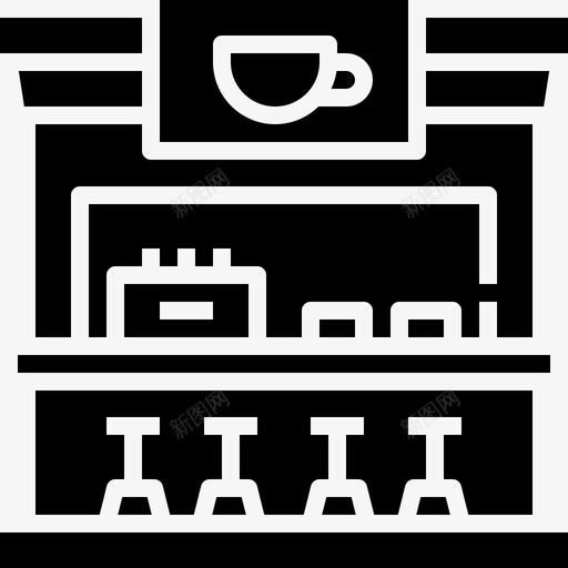 咖啡厅咖啡厅110加油图标svg_新图网 https://ixintu.com 加油 咖啡厅
