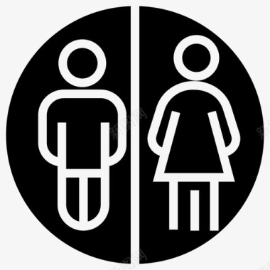 卫生间标志女卫生间男卫生间图标图标