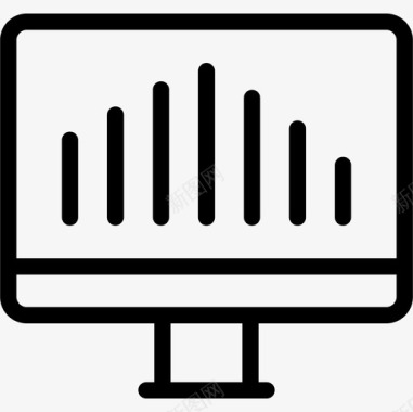 分析搜索引擎优化和营销22线性图标图标