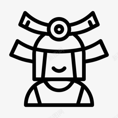 武士战士日本图标图标