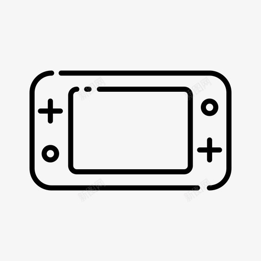 Psp玩具36线性图标svg_新图网 https://ixintu.com Psp 玩具36 线性