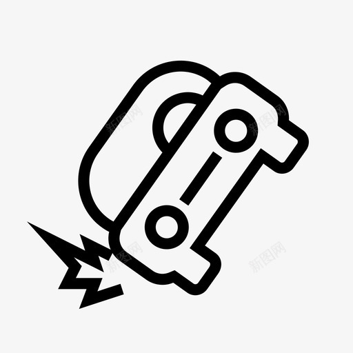 事故汽车保险图标svg_新图网 https://ixintu.com 事故 保险 技工 汽车