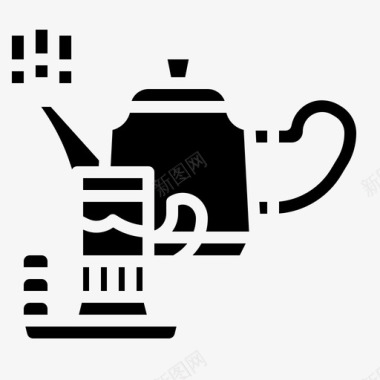 水壶热水茶图标图标