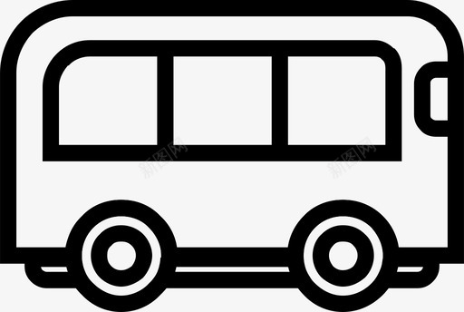 公共汽车教育学校图标svg_新图网 https://ixintu.com 交通 公共汽车 学校 教学 教育 生活方式 象征