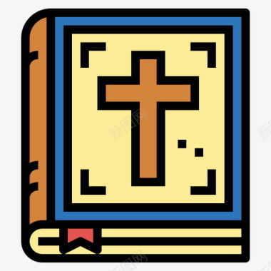 圣经书店3原色图标图标