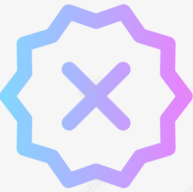 取消用户界面40渐变图标图标