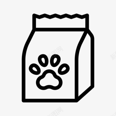 宠物食品狗粮宠物店图标图标