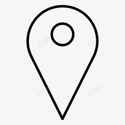 位置地图定位导航图标svg_新图网 https://ixintu.com 位置 地图 定位 导航 指针 标记 电子商务