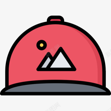 帽子品牌7颜色图标图标