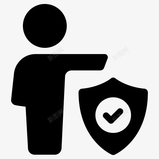 信任保护安全图标svg_新图网 https://ixintu.com 保护 信任 安全