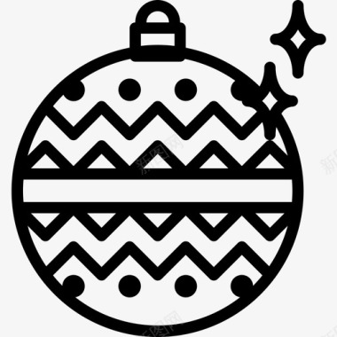 圣诞饰品冬季57直线型图标图标