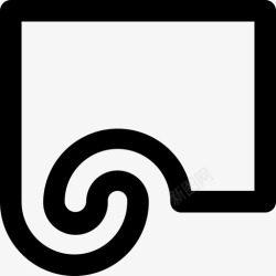 变形工具旋转工具ai工具卷曲图标高清图片