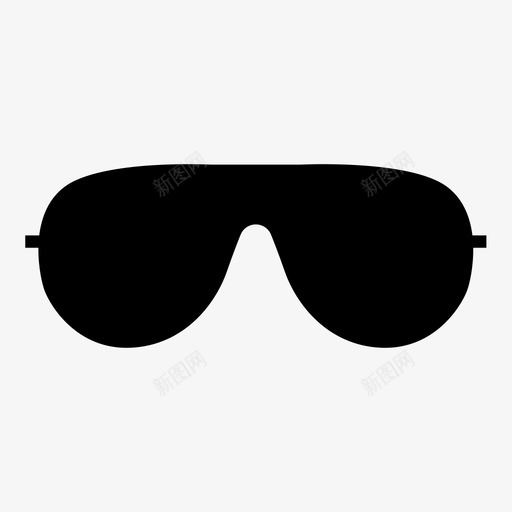 太阳镜飞行员眼镜图标svg_新图网 https://ixintu.com 太阳镜 护目镜 眼镜 飞行员
