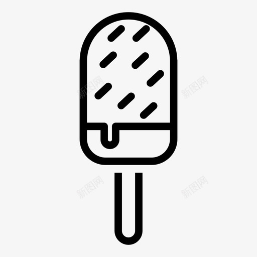 冰淇淋冰激凌甜食图标svg_新图网 https://ixintu.com 冰淇淋 冰激凌 甜食
