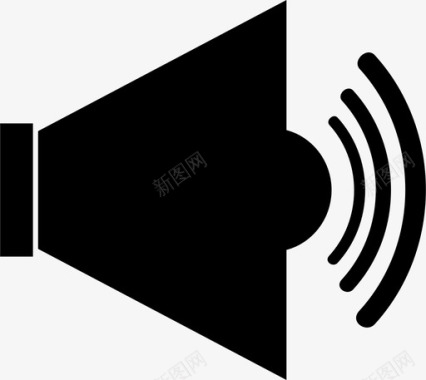扬声器声音取消静音图标图标