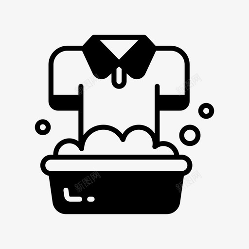洗衣清洁衣物图标svg_新图网 https://ixintu.com 图标 洗涤 洗衣 清洁 衣物