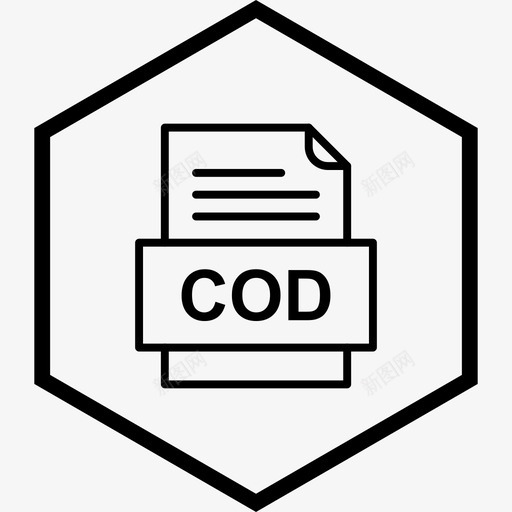 cod文件文件文件类型格式图标svg_新图网 https://ixintu.com 41个 cod 文件 格式 类型