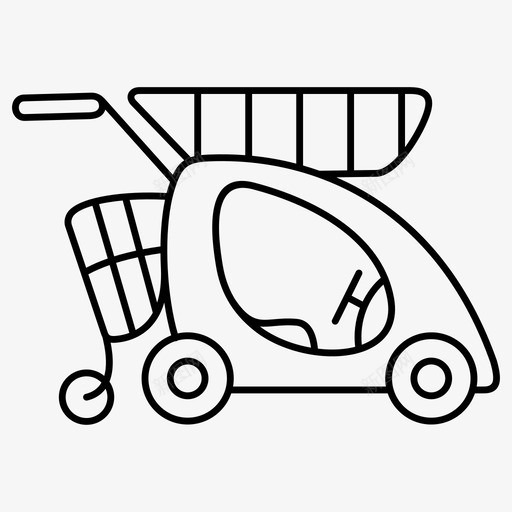 超市购物车购物篮购物车图标svg_新图网 https://ixintu.com 购物篮 购物车 超市购物车